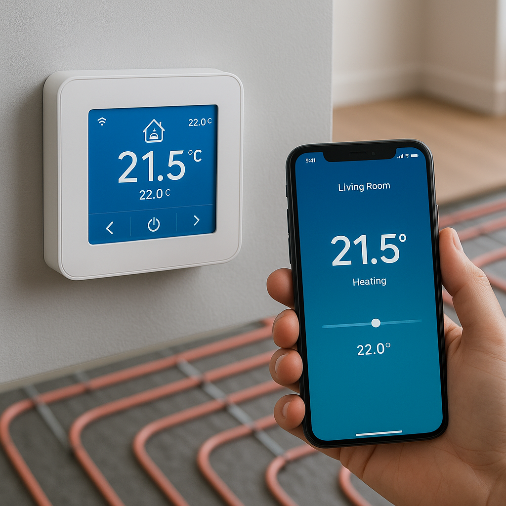 Snjalllausnir á gólfhitastýringum